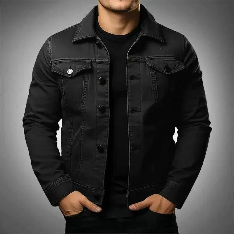 Herren Stilvolle Jeansjacke - Klassisch und bequem