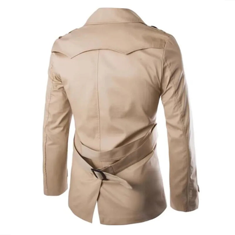 Herren Klassischer Trenchcoat - Warme Oberbekleidung