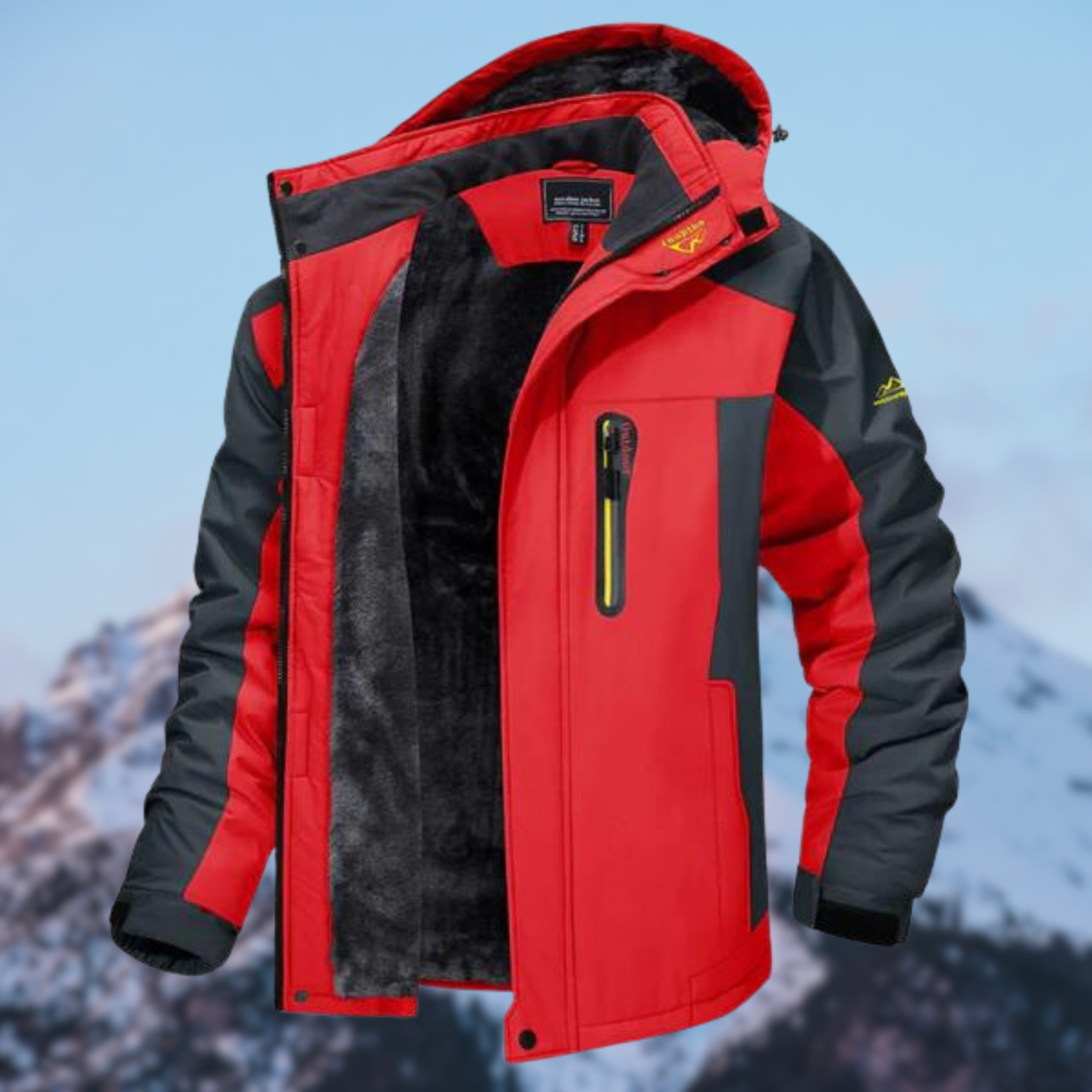 Men's Winter Hooded Jacket - Waterproof & Multi-pocket