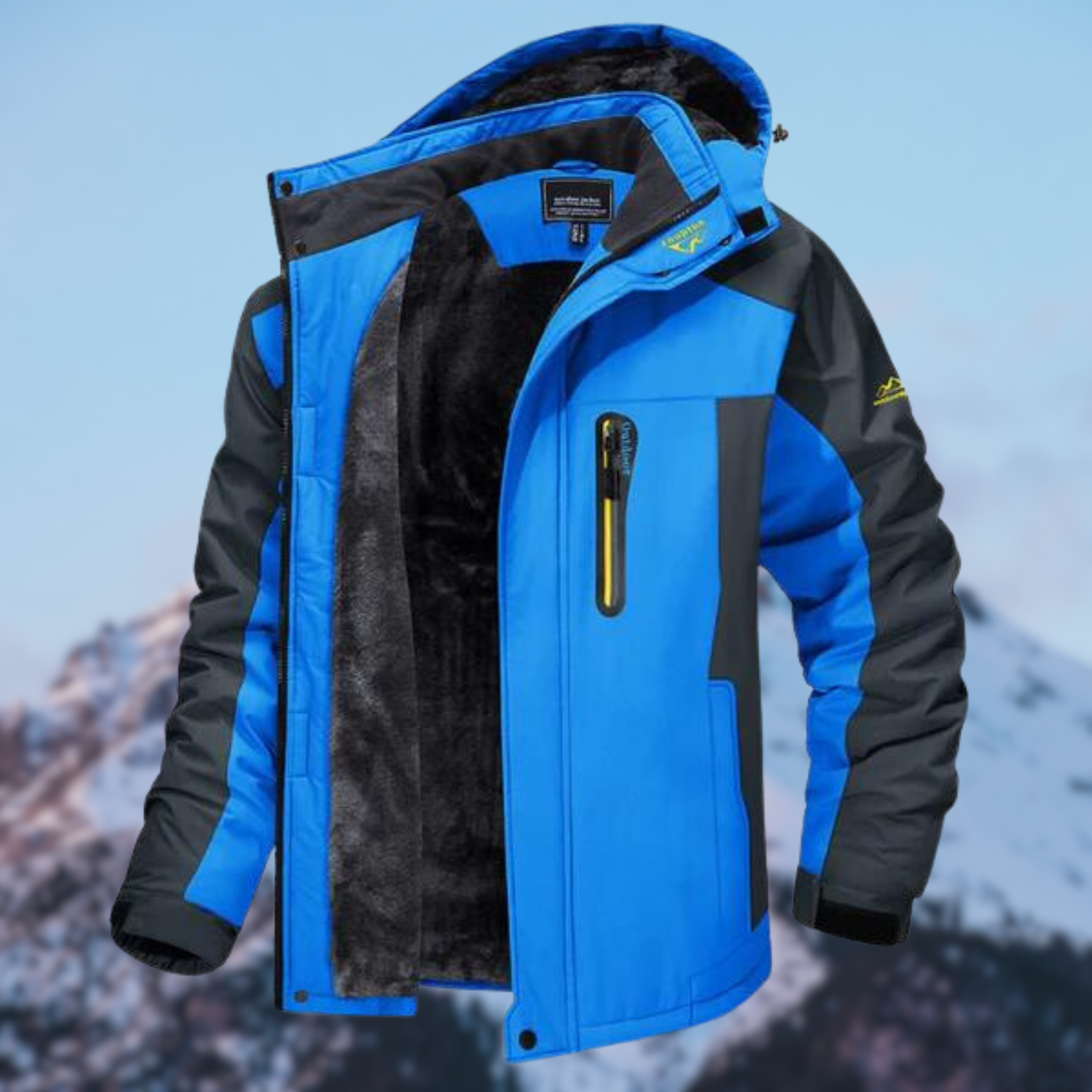 Men's Winter Hooded Jacket - Waterproof & Multi-pocket