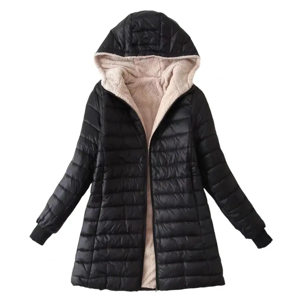 Grace - Stilvolle Winter Casual Fleecejacke mit Kapuze für Frauen