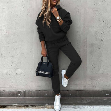 Damen Hoodie & Jogger Set - Gemütlich & Stilvoll