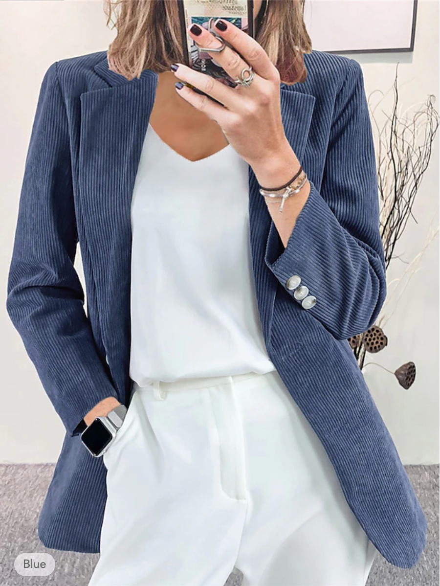 Retro Taillierter Blazer mit Eleganter Passform für Damen | Elena