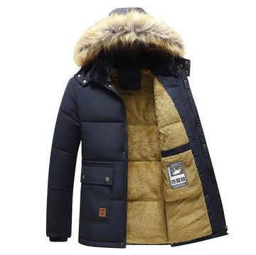 Warmer Winterparka mit Plüschfutter für Herren | Matteo