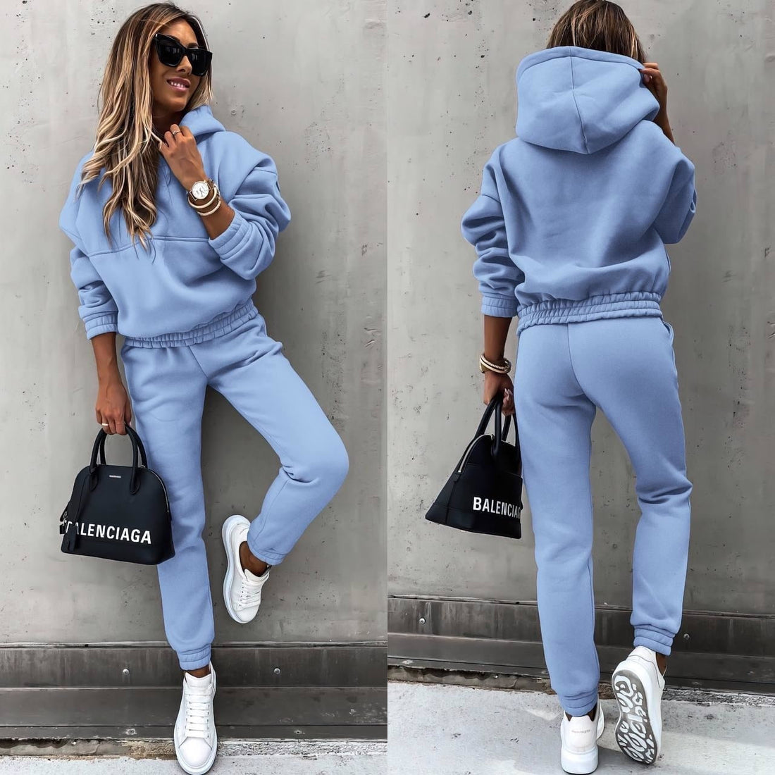 Damen Hoodie & Jogger Set - Gemütlich & Stilvoll