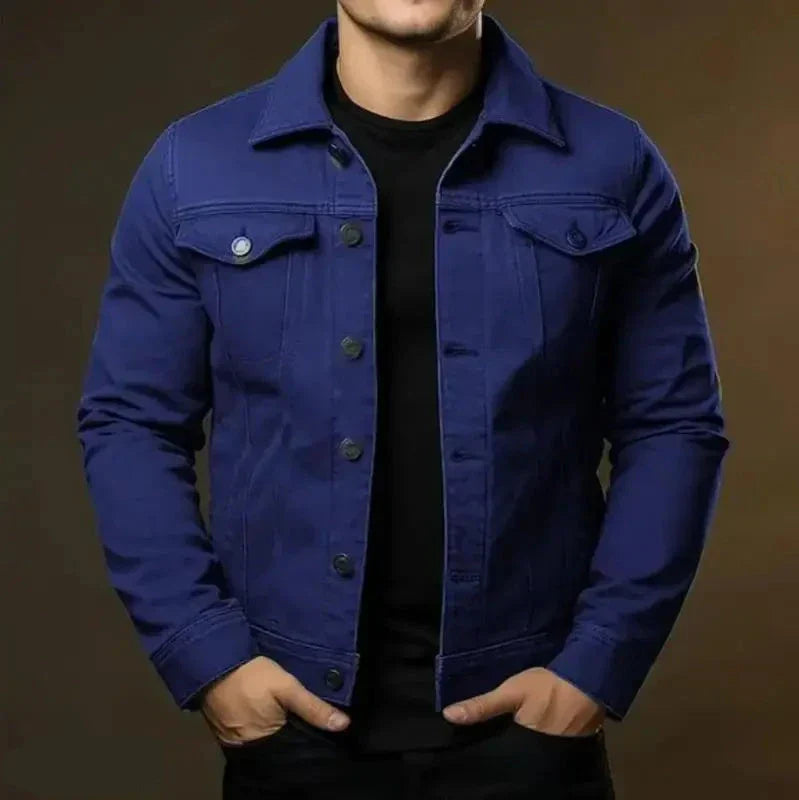 Men's Stylish Denim Jacket - Classic and Comfortable