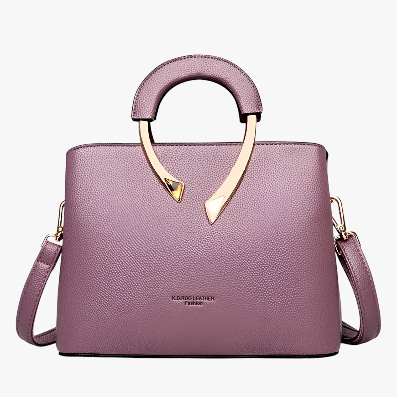 Borsa a mano da donna - Elegante accento oro