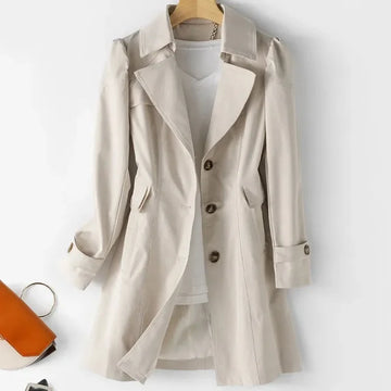 Eleganter taillierter Trenchcoat für Damen | Vivienne