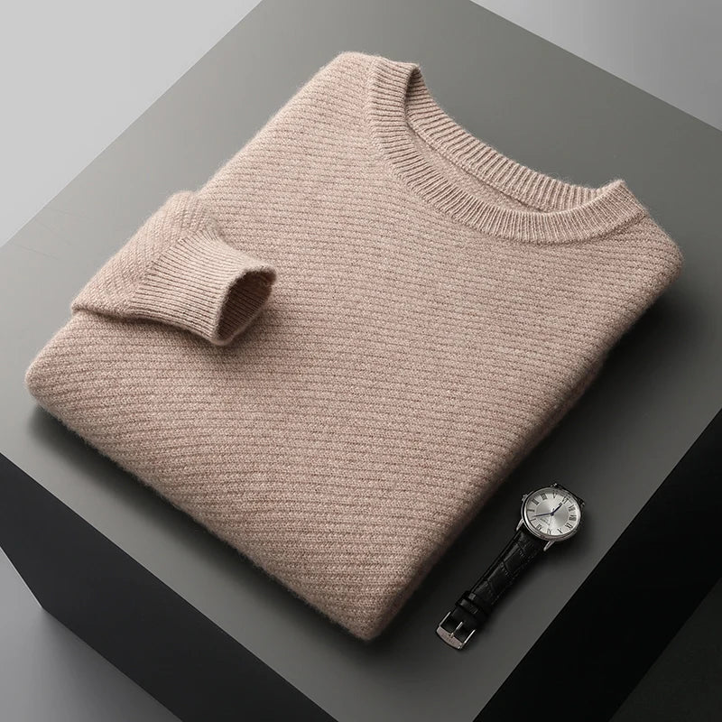 Herren Strickpullover – Rundhals