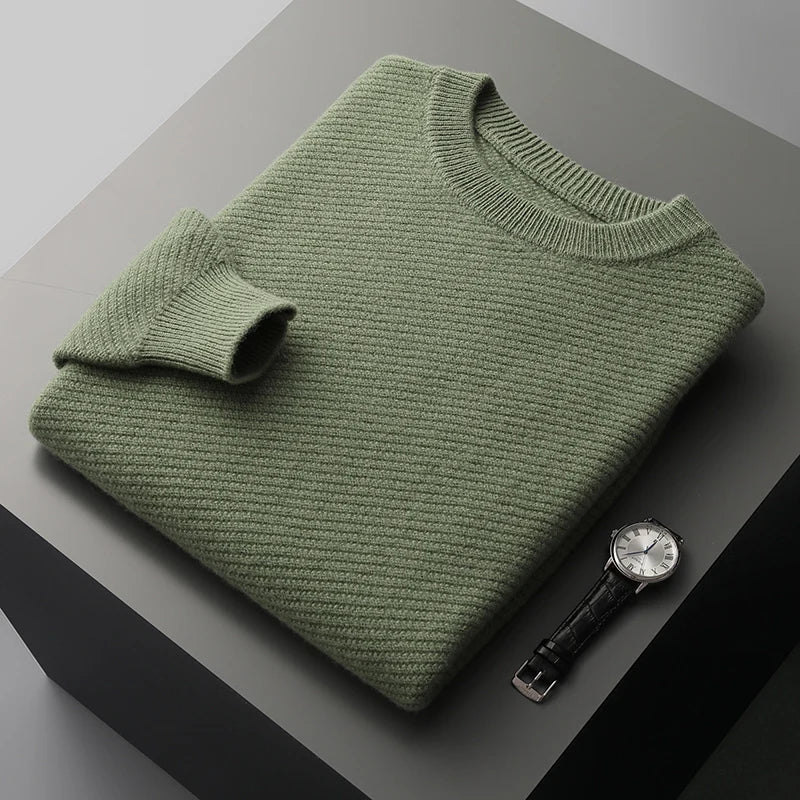 Herren Strickpullover – Rundhals