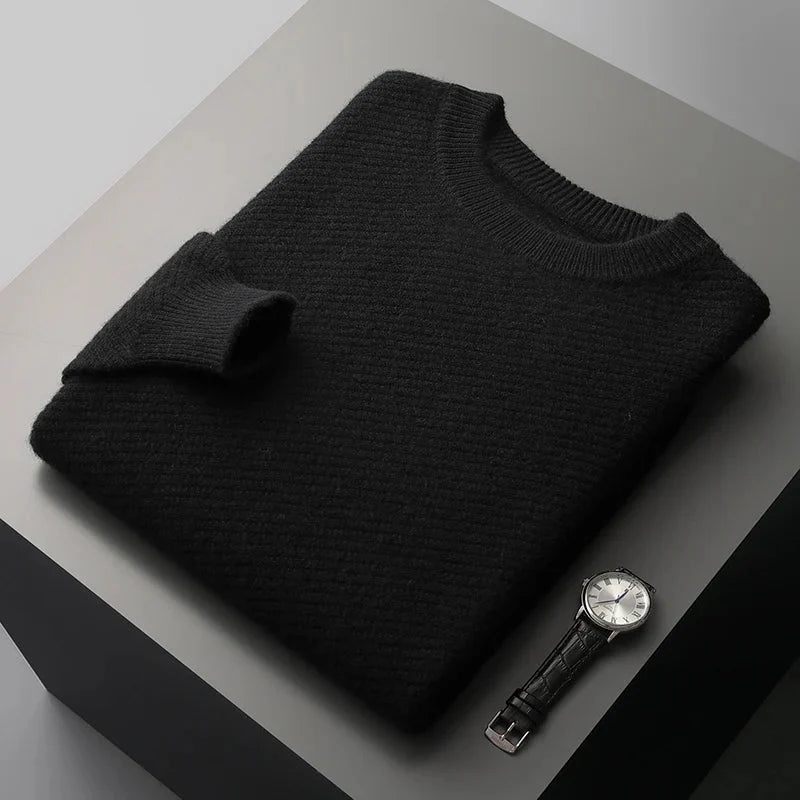 Herren Strickpullover – Rundhals