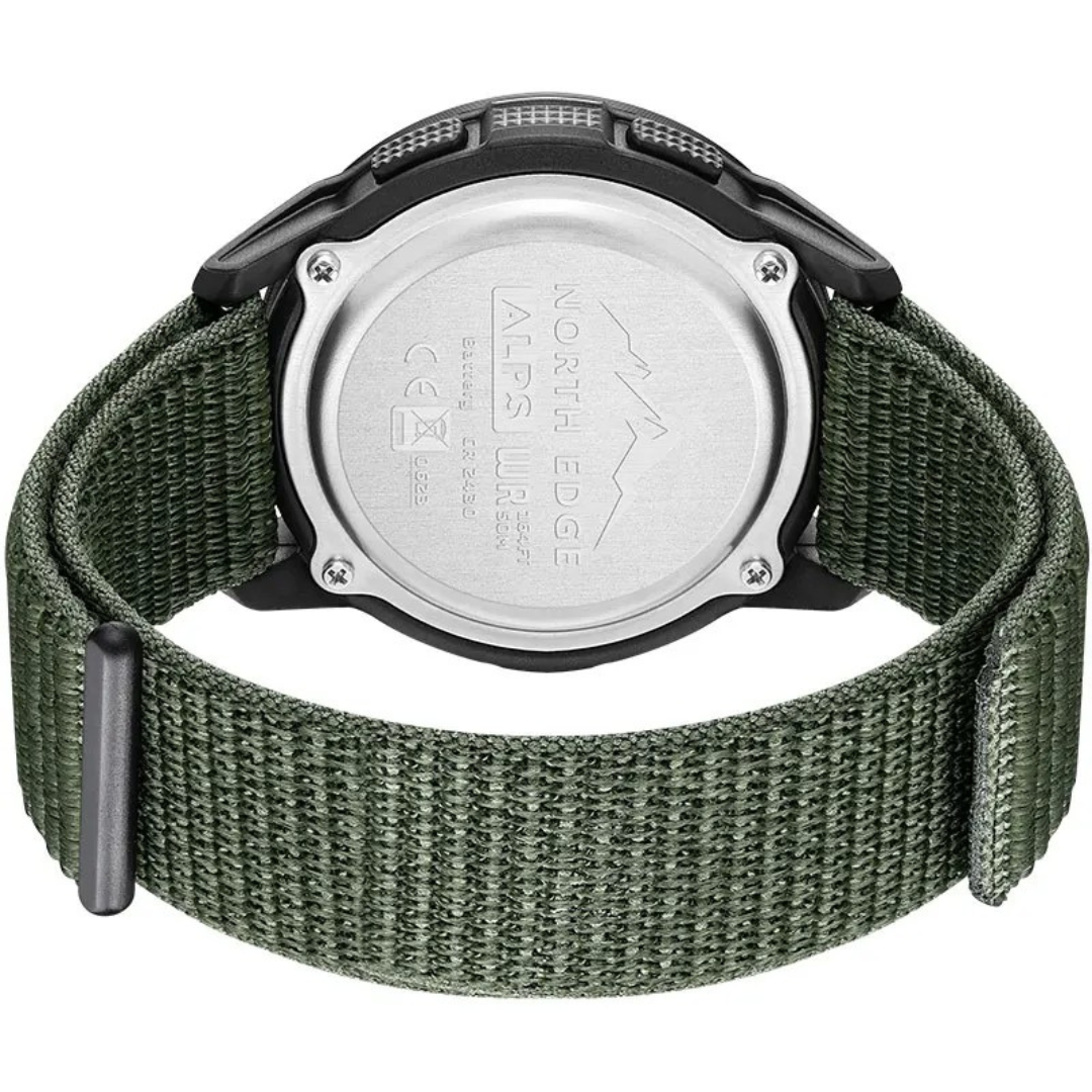 Outdoor Digitale Smartwatch – Vævet Rem & Vandtæt