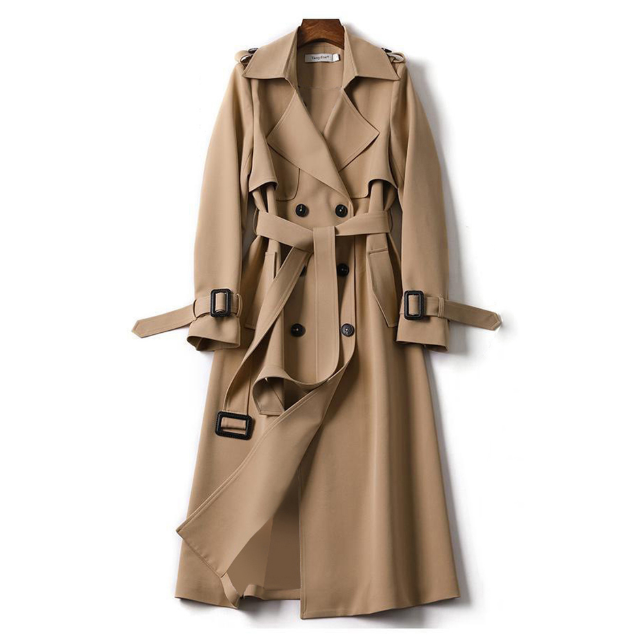 Eleganter Klassischer Trenchcoat mit Gürtel für Damen | Camilla