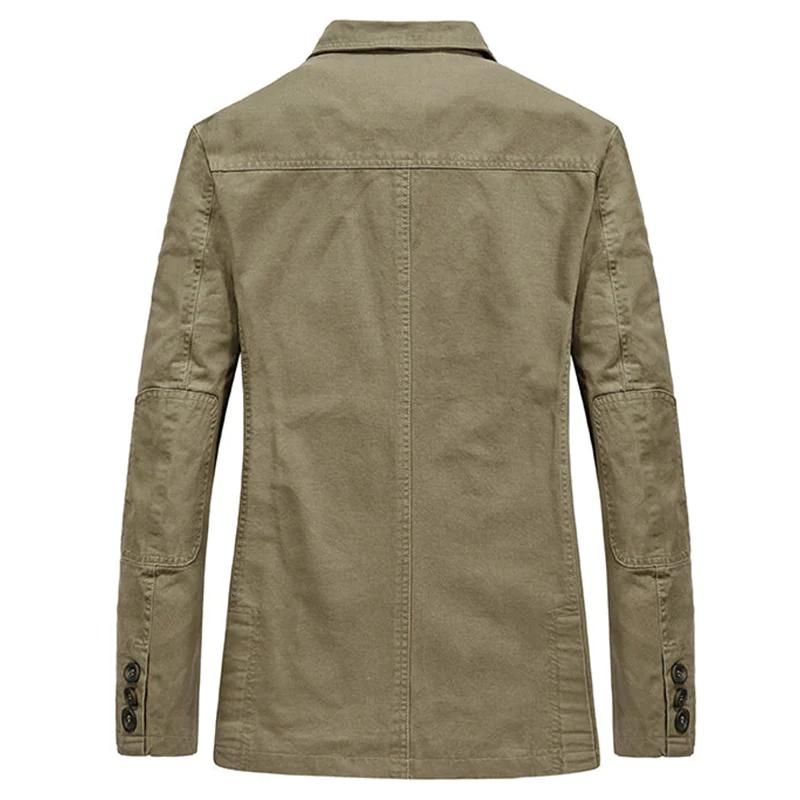 Herren Sakko Jacke - Kerbkragen mit Aufgesetzter Tasche