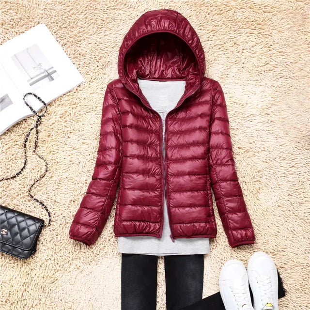 Women's Waterproof Quilted Jacket - Ultralight Outerwear