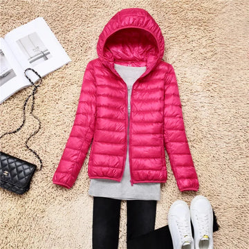 Giacca trapuntata impermeabile da donna - Abbigliamento esterno ultraleggero