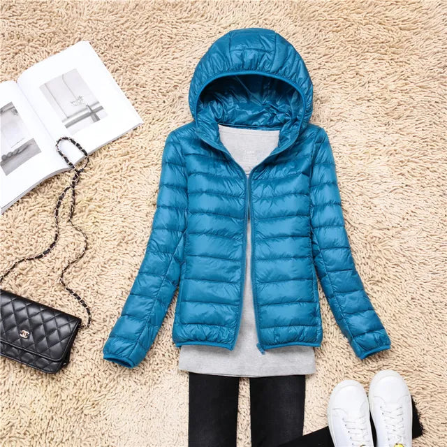 Women's Waterproof Quilted Jacket - Ultralight Outerwear