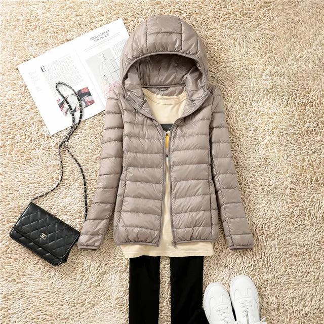 Women's Waterproof Quilted Jacket - Ultralight Outerwear