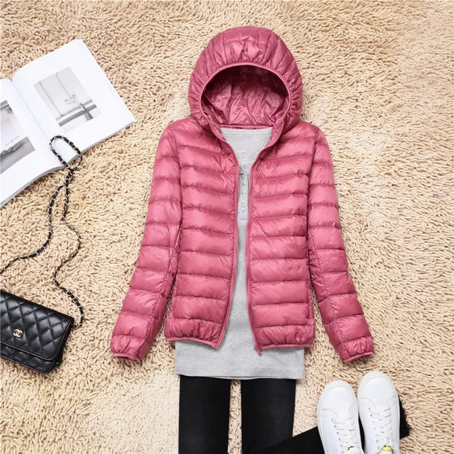 Women's Waterproof Quilted Jacket - Ultralight Outerwear