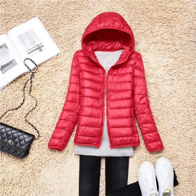 Women's Waterproof Quilted Jacket - Ultralight Outerwear