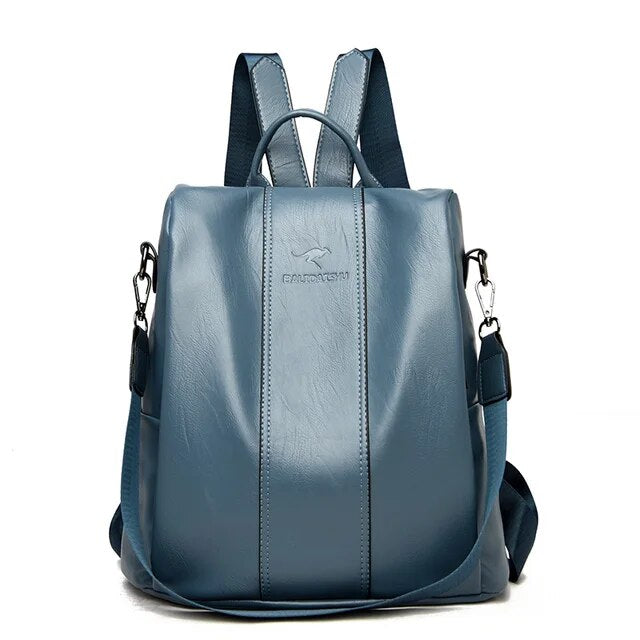 Zaino vintage da donna - protezione antifurto
