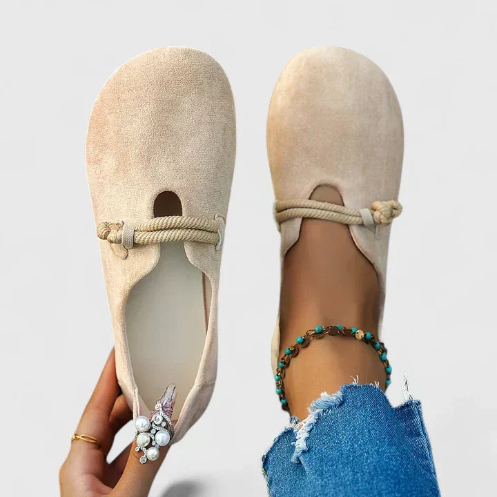 Damen Orthopädische Slipper Dämpfende Sohle und Breiter Zehenbereich