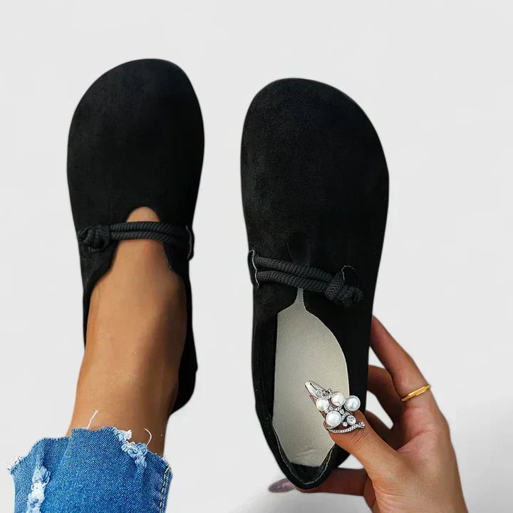 Damen Orthopädische Slipper Dämpfende Sohle und Breiter Zehenbereich