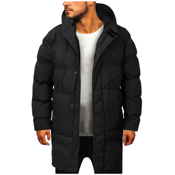 Stylische Pufferjacke mit Kapuze und isoliertem Innenfutter für Herren | Luca