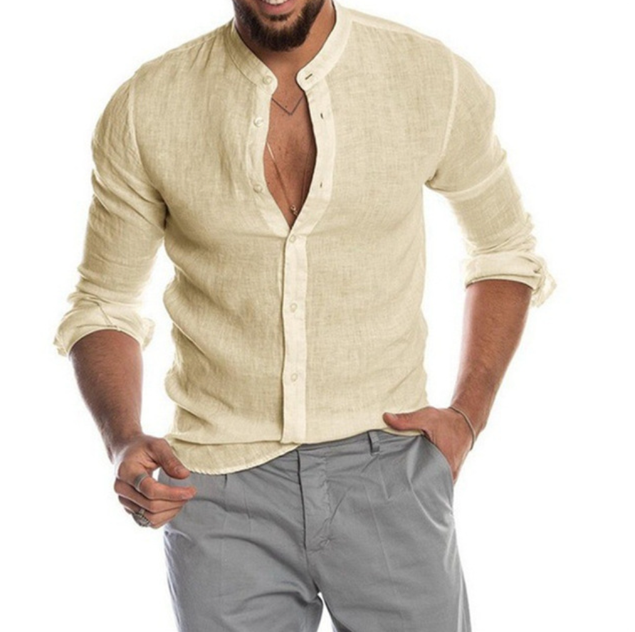 Camicia di lino elegante da uomo