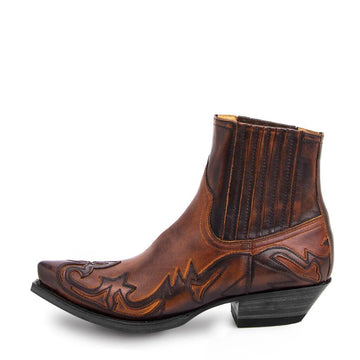 Herren Cowboy-Stiefel aus Leder – Klassisches Western-Design