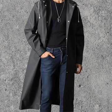 Herren Schwarze Wasserdichte Jacke - Wetterfeste Oberbekleidung