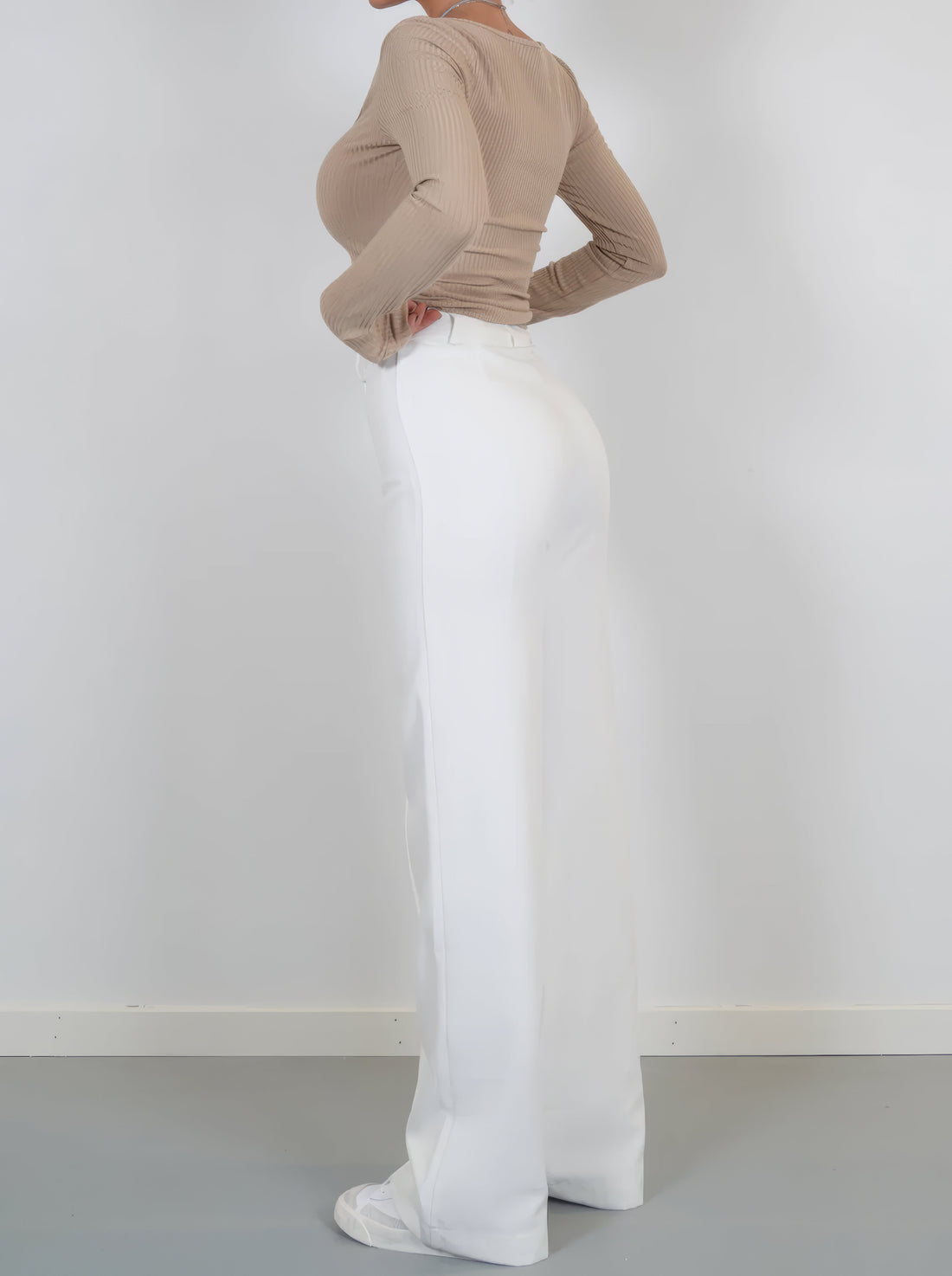 Damen High-Waisted Arbeitshose - Weites Bein Passform