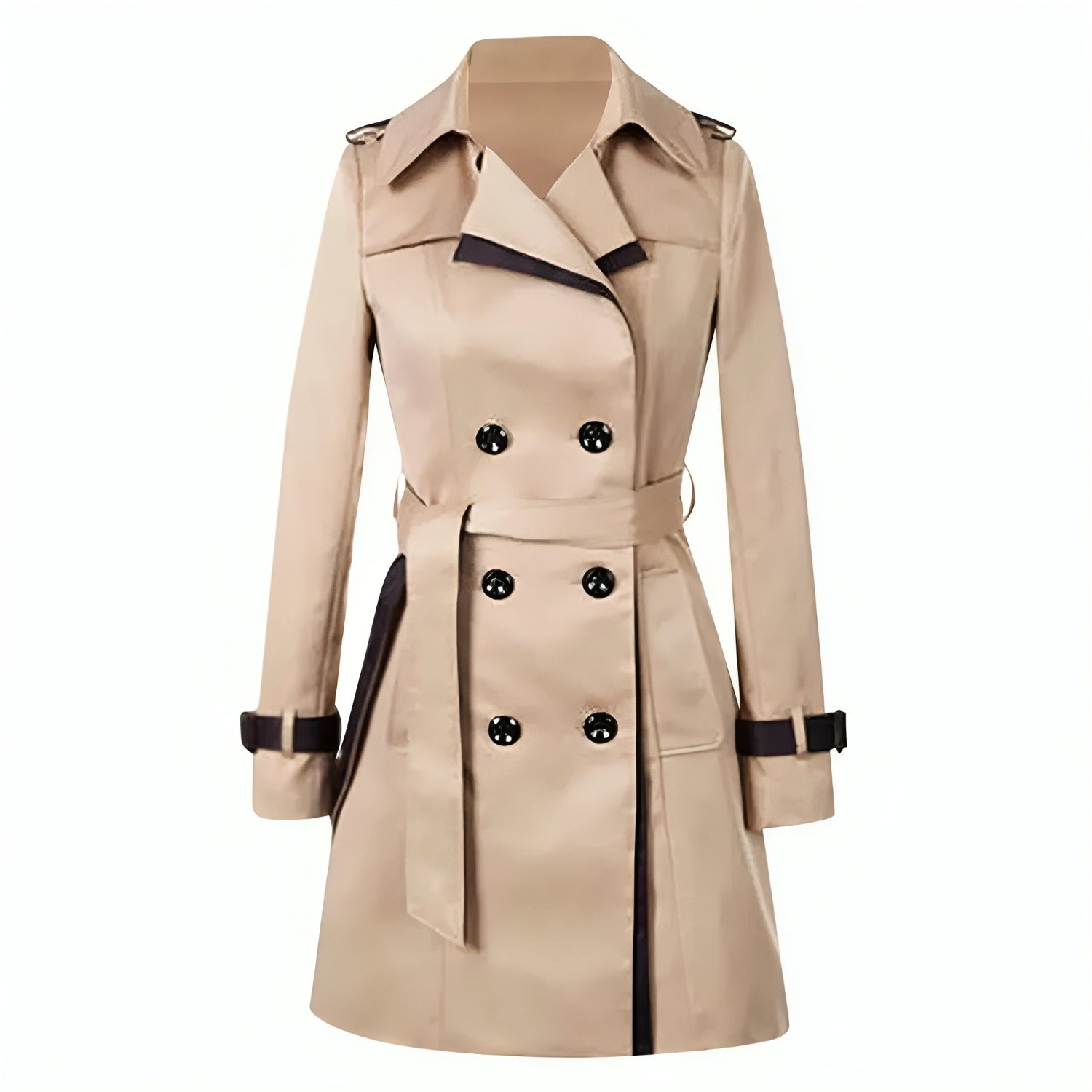 Damen Trenchcoat mit Gürtel - Gemütliche Oberbekleidung