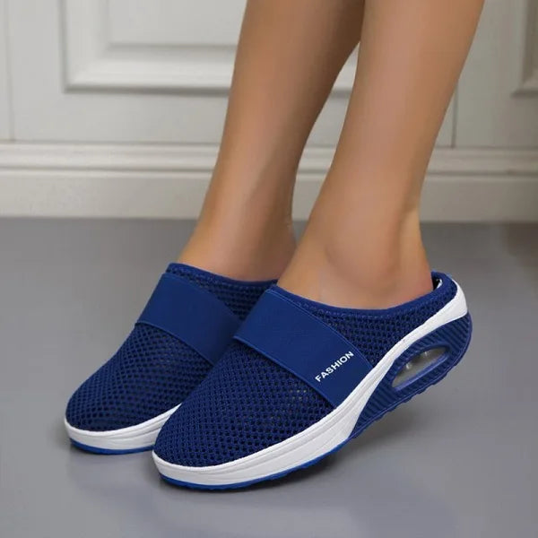 Damen Slip-On Sneaker - Atmungsaktiv mit Luftpolster