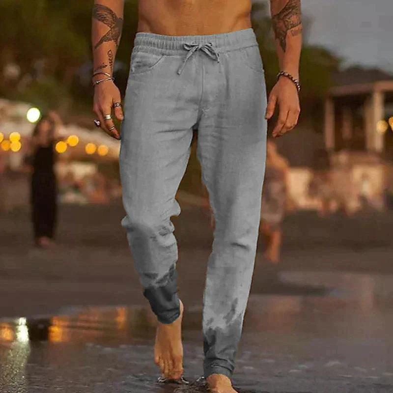 Stilvolle lässige Leinenhose für Herren