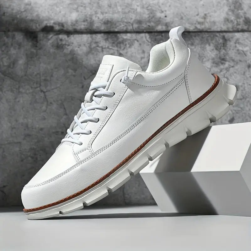 Herren Leder Sneaker - Low-Top mit flexibler Sohle