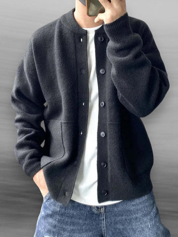 Mark - Stylischer Herbst Casual Cardigan Perfekt zum Schichten für Herren