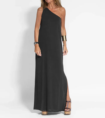 Schicke One-Shoulder-Maxikleid für Damen