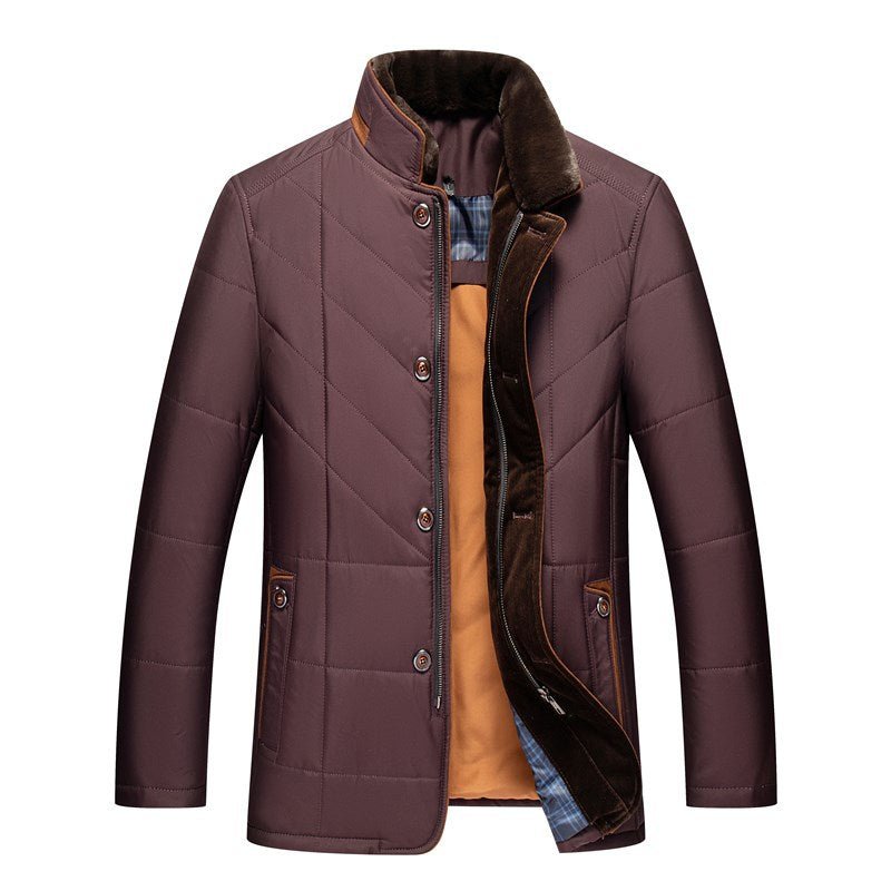 Herren Stepp-Winterjacke - Mit Hohem Kragen