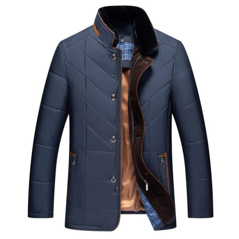Herren Stepp-Winterjacke - Mit Hohem Kragen