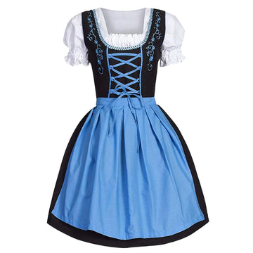 Damen Besticktes Dirndl Kleid - Oktoberfest-Outfit