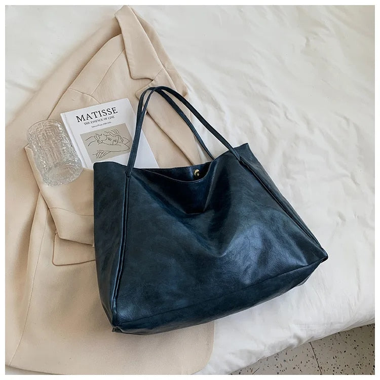 Damen Leder Tote Bag - Stilvoll & Geräumig