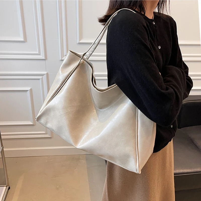 Damen Leder Tote Bag - Stilvoll & Geräumig