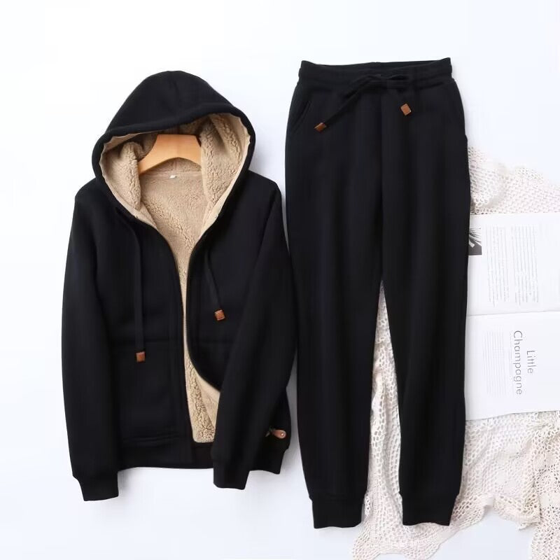 Damen Hoodie- und Jogger-Set - Weich Gefüttert & Entspannte Passform
