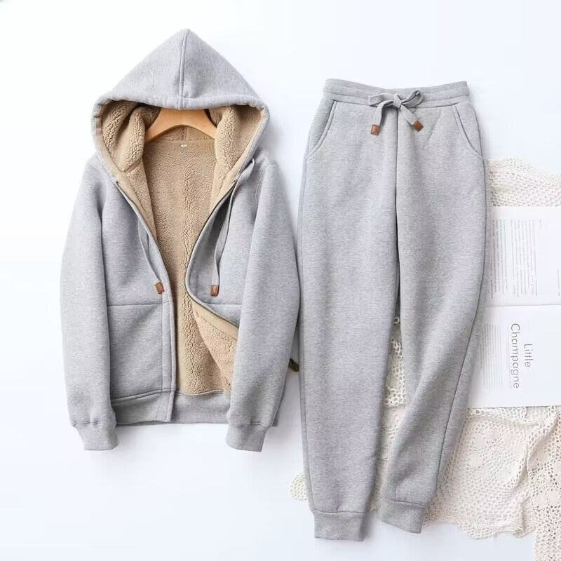 Damen Hoodie- und Jogger-Set - Weich Gefüttert & Entspannte Passform