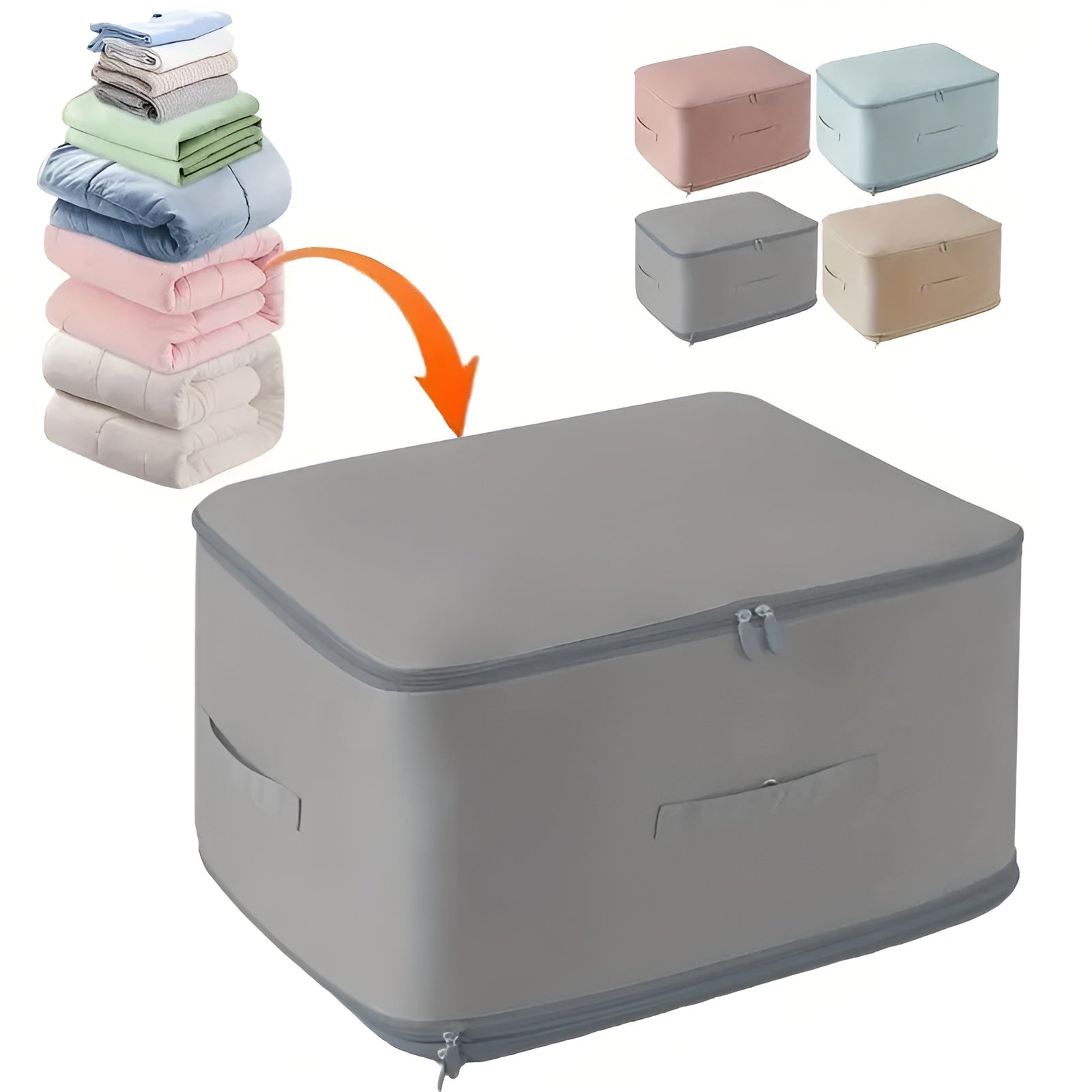 Expandable Storage Bag – Space-Saving with Zipper