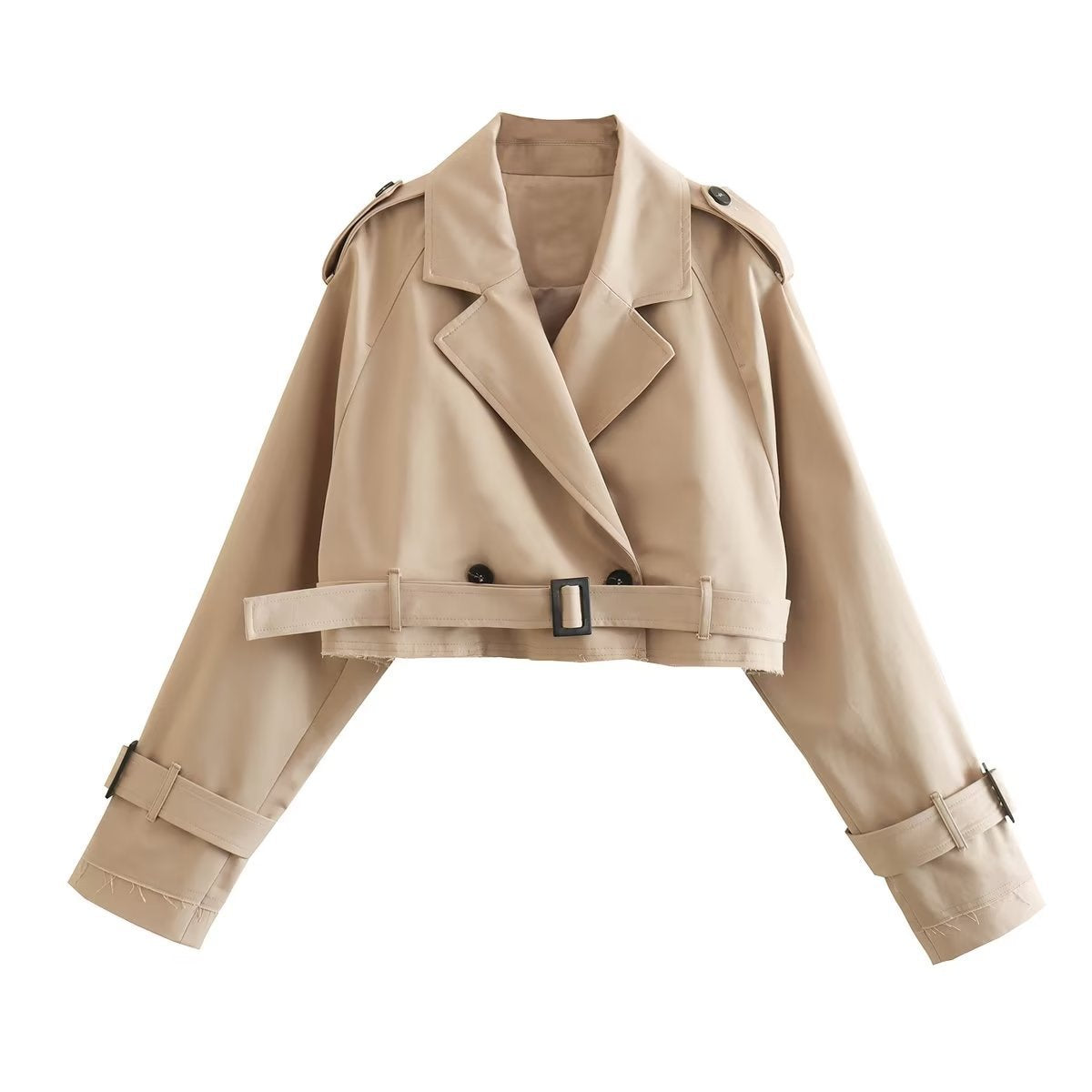 Women's Short Trench Coat – Stylish Tailored Outerwear