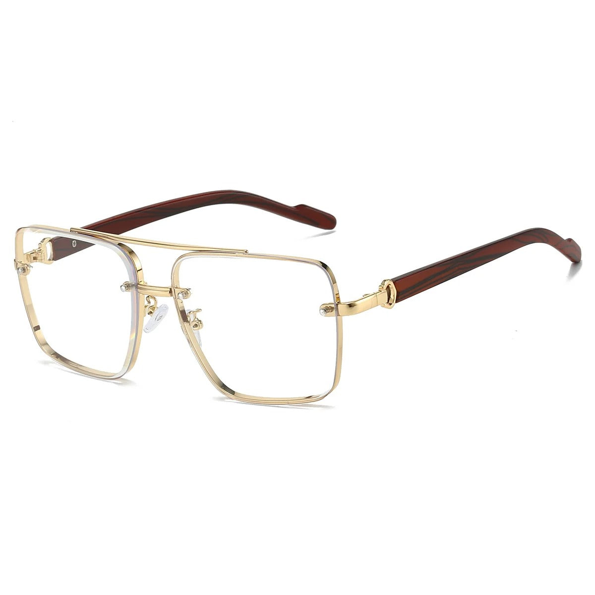 Herren Aviator Sonnenbrille UV400 Schutz Und Verlaufgläser