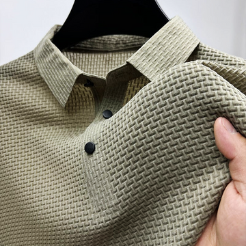 Strukturiertes Poloshirt für Herren