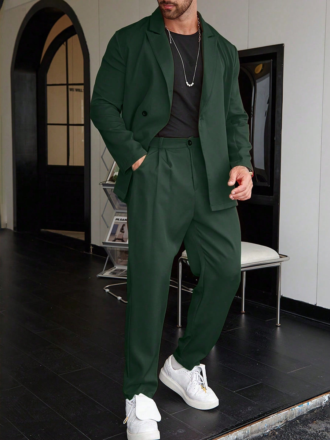 Men's Suit in Relaxed Fit - 2-piece Set